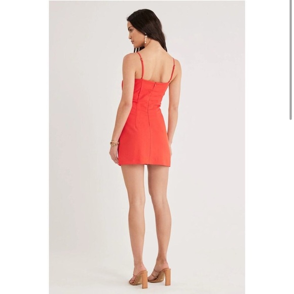 Rumer The Label Lunar Mini Dress Tangello Small - Picture 3 of 5